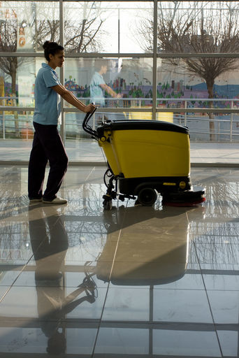 commercial floor cleaning machine